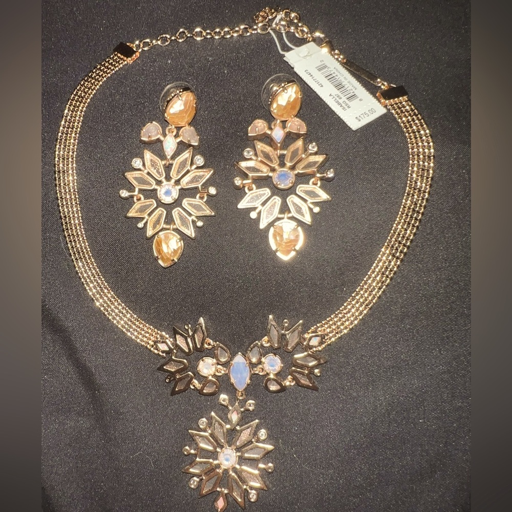 Kendra Scott Aurilla earrings and Isabella choker set